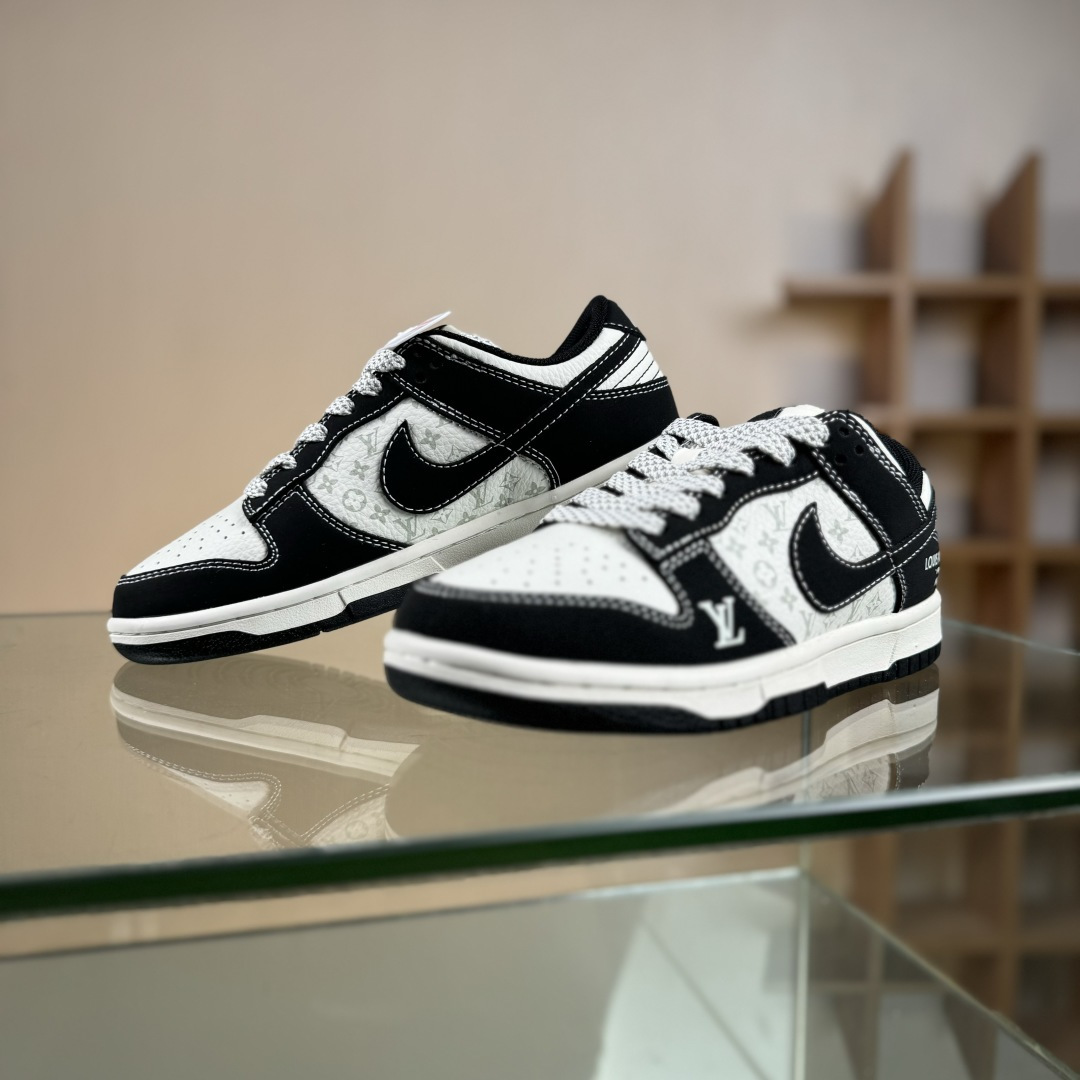 280 Nike SB Dunk Low x Louis Vuitton 黑白满天星 CS1688-111