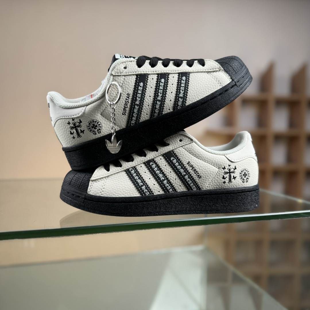 240 Adidas Originals Superstar 阿迪达斯 三叶草 贝壳头’DIY’系列低帮经典百搭休闲运动板鞋 DS0025