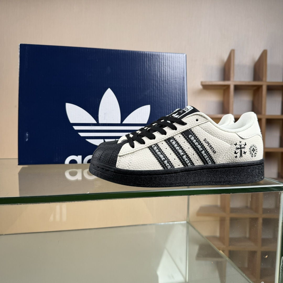 240 Adidas Originals Superstar 阿迪达斯 三叶草 贝壳头’DIY’系列低帮经典百搭休闲运动板鞋 DS0025