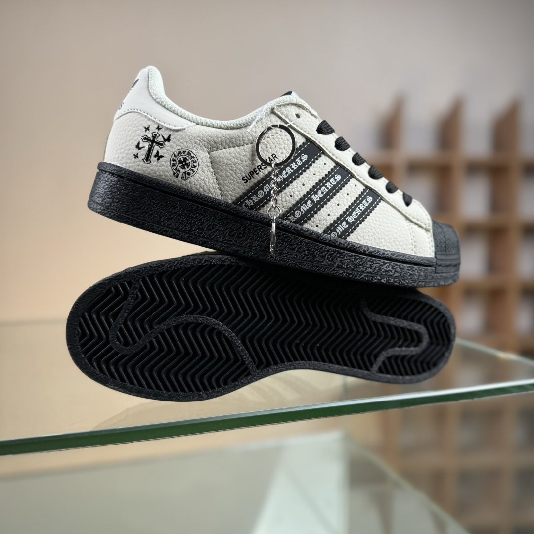 240 Adidas Originals Superstar 阿迪达斯 三叶草 贝壳头’DIY’系列低帮经典百搭休闲运动板鞋 DS0025