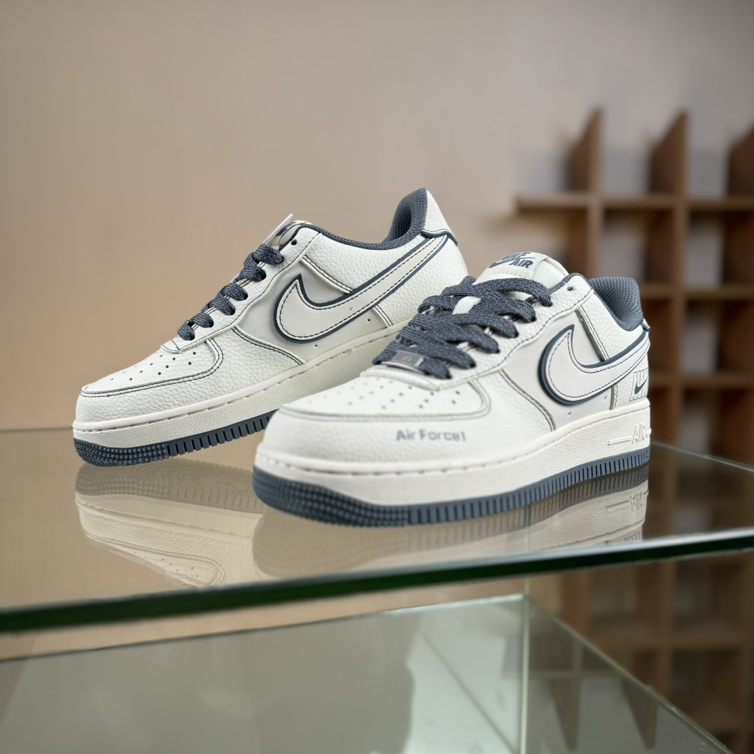 260 Nike Air Force 1'07 Low 米深灰兔八哥 空军一号低帮休闲板鞋 JP8028-014
