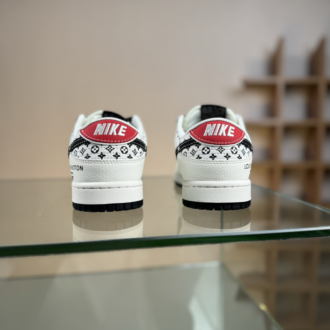280 Nike SB Dunk Low LV联名 米黑红印花 周年高端定制 低帮休闲板鞋 HT5088-607