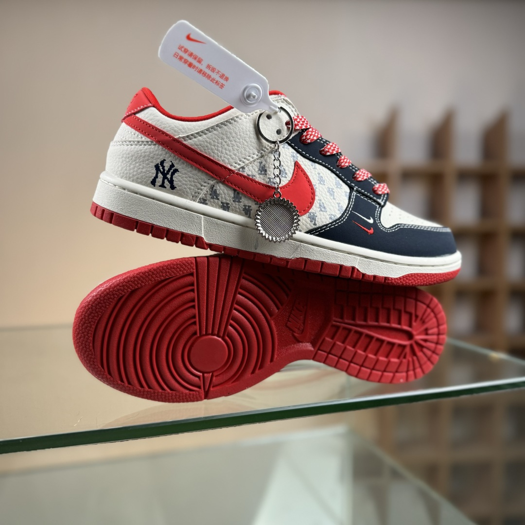 280 Nike SB Dunk Low x MLB 蓝白红双小勾满天星 DB1988-001