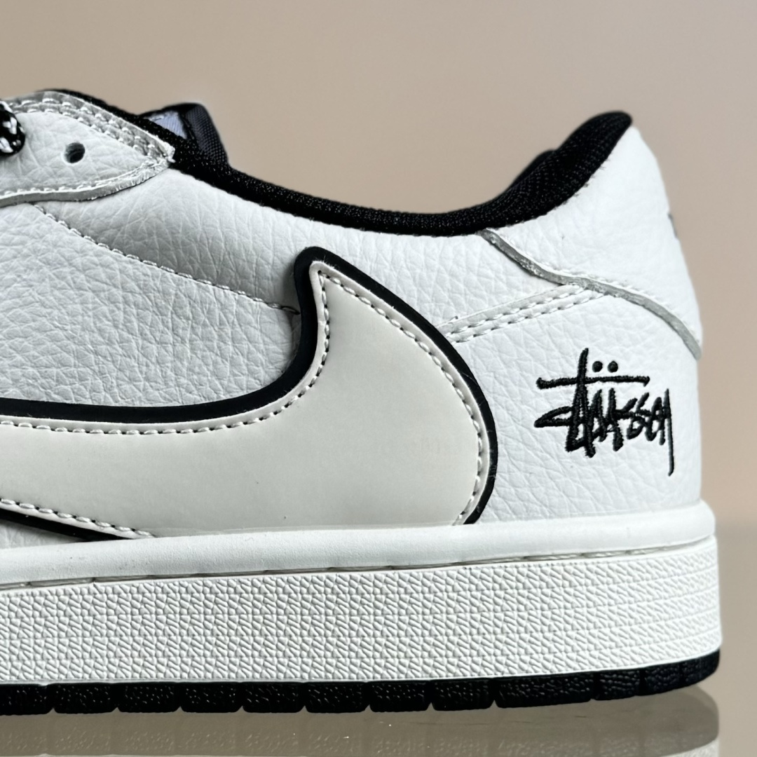 280 Travis Scott x Fragment Design x Air Jordan 1 Low SP AJ1 乔1 斯图西联名 米黑边 低帮文化休闲板鞋 CS5288-503