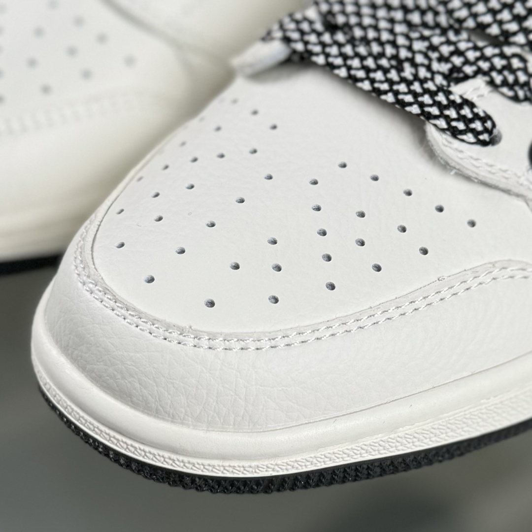 280 Travis Scott x Fragment Design x Air Jordan 1 Low SP AJ1 乔1 斯图西联名 米黑边 低帮文化休闲板鞋 CS5288-503