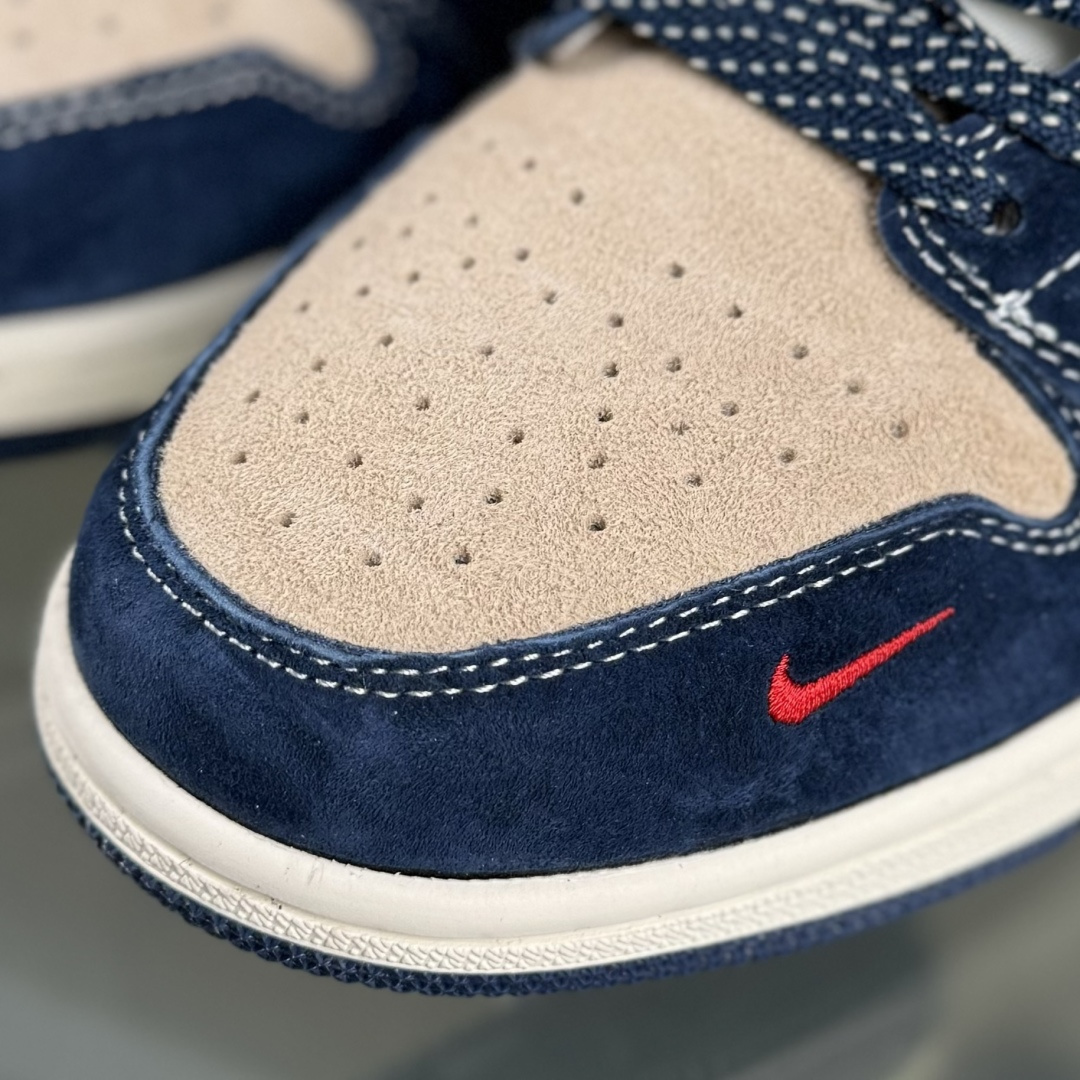 Nike Jordan Air Jordan 1 x Stussy 蓝棕白小勾满天星 LR8888-015-莆田鞋,莆田鞋货源,高仿鞋,高仿鞋货源,安福档口,莆田高仿鞋,莆田鞋批发,高仿鞋批发,莆田高仿运动鞋,高仿运动鞋,莆田运动鞋 Nike Jordan Air Jordan 1 x Stussy 蓝棕白小勾满天星 LR8888-015