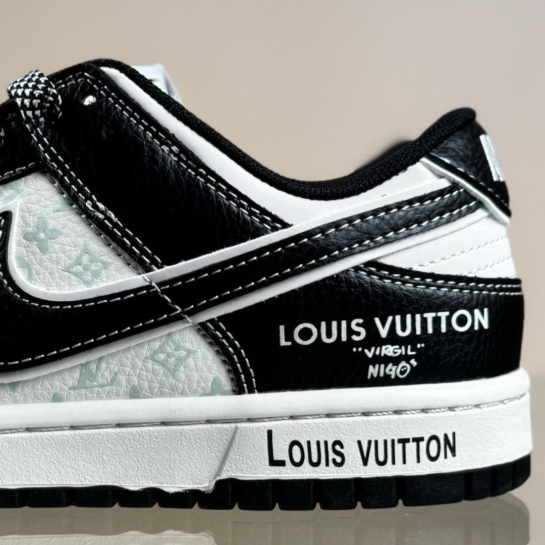 Nike SB Dunk Low x Louis Vuitton 黑白小勾满天星 HT5088-608-莆田鞋,莆田鞋货源,高仿鞋,高仿鞋货源,安福档口,莆田高仿鞋,莆田鞋批发,高仿鞋批发,莆田高仿运动鞋,高仿运动鞋,莆田运动鞋 Nike SB Dunk Low x Louis Vuitton 黑白小勾满天星 HT5088-608