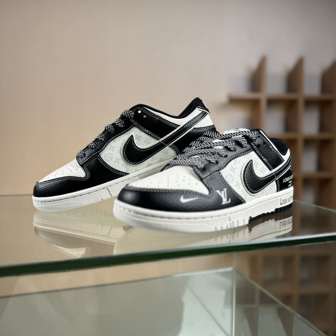 Nike SB Dunk Low x Louis Vuitton 黑白小勾满天星 HT5088-608-莆田鞋,莆田鞋货源,高仿鞋,高仿鞋货源,安福档口,莆田高仿鞋,莆田鞋批发,高仿鞋批发,莆田高仿运动鞋,高仿运动鞋,莆田运动鞋 Nike SB Dunk Low x Louis Vuitton 黑白小勾满天星 HT5088-608
