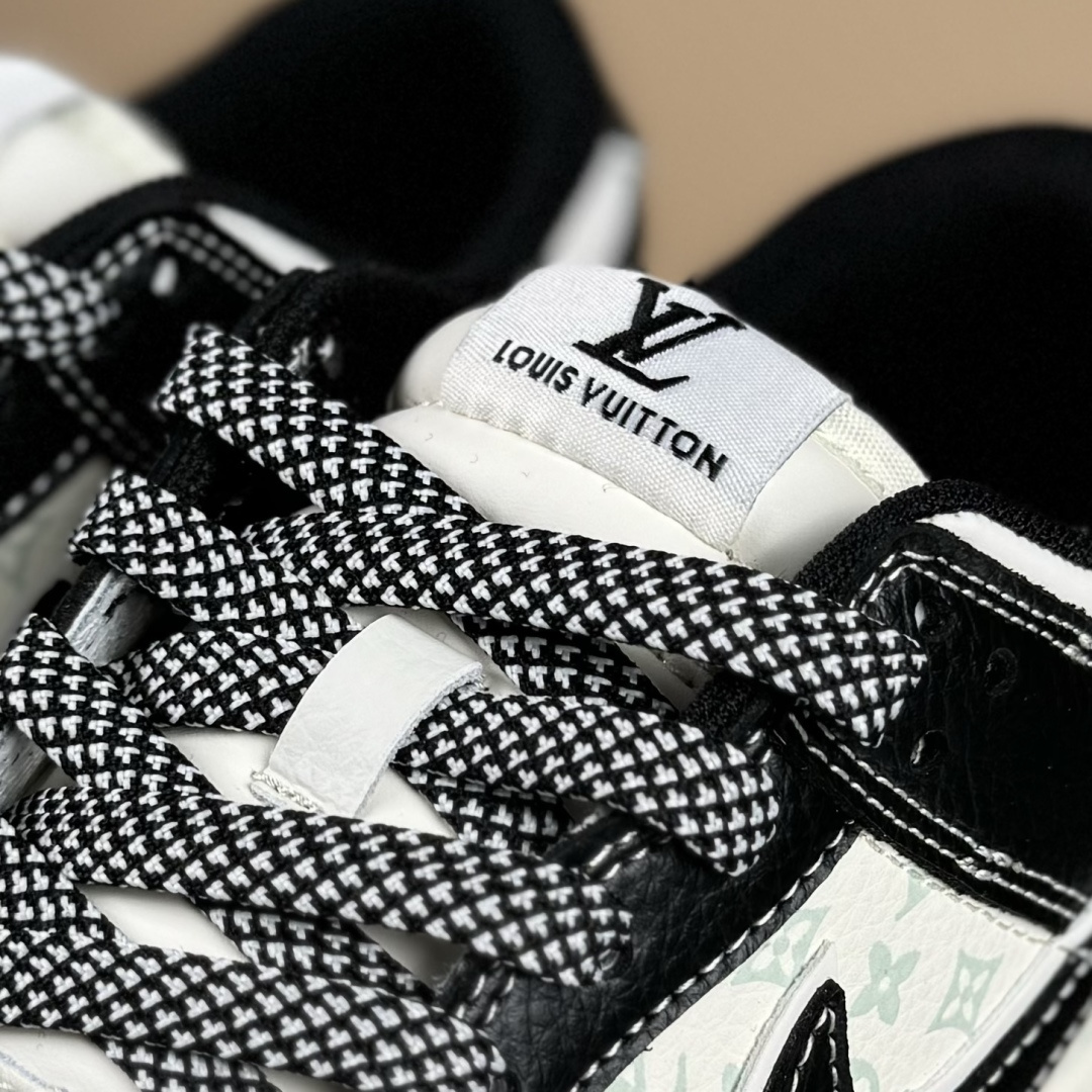 Nike SB Dunk Low x Louis Vuitton 黑白小勾满天星 HT5088-608-莆田鞋,莆田鞋货源,高仿鞋,高仿鞋货源,安福档口,莆田高仿鞋,莆田鞋批发,高仿鞋批发,莆田高仿运动鞋,高仿运动鞋,莆田运动鞋 Nike SB Dunk Low x Louis Vuitton 黑白小勾满天星 HT5088-608