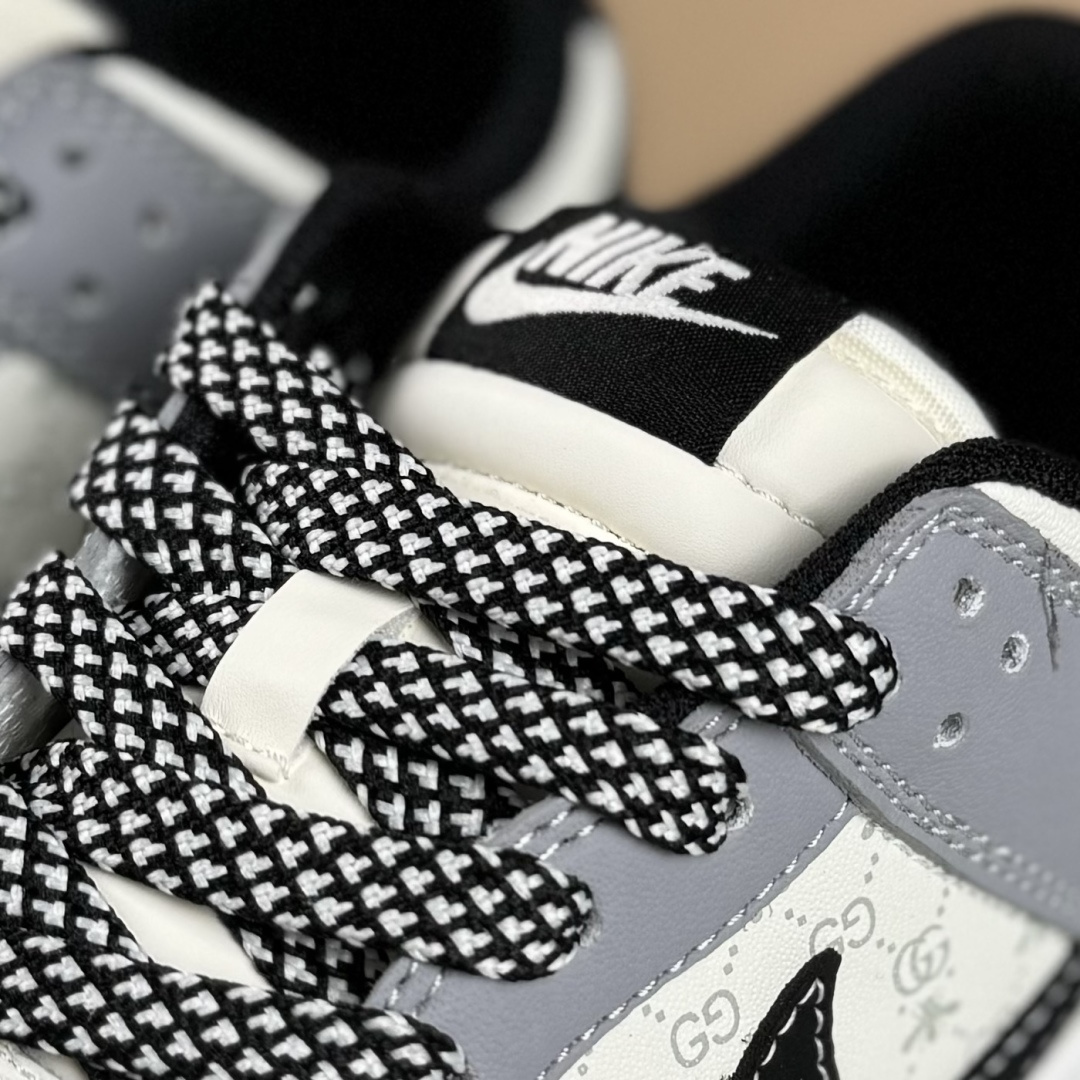 Nike SB Dunk Low x GUCCI 灰白黑小勾满天星 CS1688-134-莆田鞋,莆田鞋货源,高仿鞋,高仿鞋货源,安福档口,莆田高仿鞋,莆田鞋批发,高仿鞋批发,莆田高仿运动鞋,高仿运动鞋,莆田运动鞋 Nike SB Dunk Low x GUCCI 灰白黑小勾满天星 CS1688-134