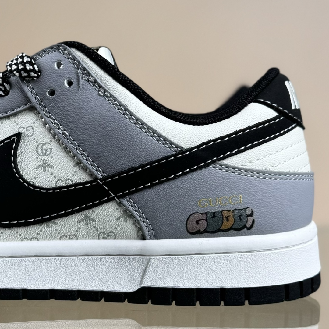 Nike SB Dunk Low x GUCCI 灰白黑小勾满天星 CS1688-134-莆田鞋,莆田鞋货源,高仿鞋,高仿鞋货源,安福档口,莆田高仿鞋,莆田鞋批发,高仿鞋批发,莆田高仿运动鞋,高仿运动鞋,莆田运动鞋 Nike SB Dunk Low x GUCCI 灰白黑小勾满天星 CS1688-134