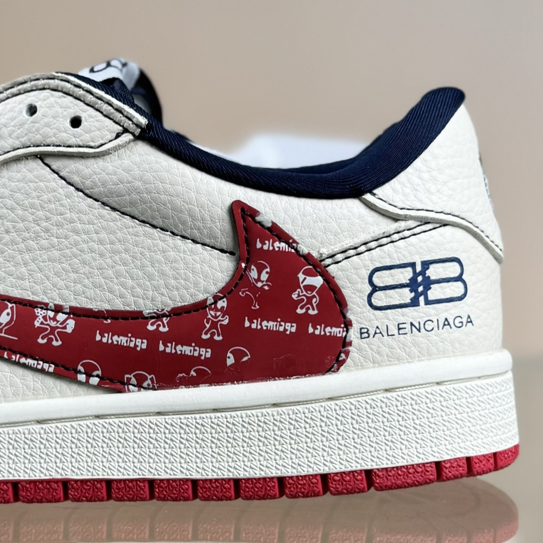Travis Scott x Nike Air Jordan 1 Low x Balenciaga Air Jordan 1 Low 反转白红小勾满天星倒钩 DS2025-001-莆田鞋,莆田鞋货源,高仿鞋,高仿鞋货源,安福档口,莆田高仿鞋,莆田鞋批发,高仿鞋批发,莆田高仿运动鞋,高仿运动鞋,莆田运动鞋 Travis Scott x Nike Air Jordan 1 Low x Balenciaga Air Jordan 1 Low 反转白红小勾满天星倒钩 DS2025-001
