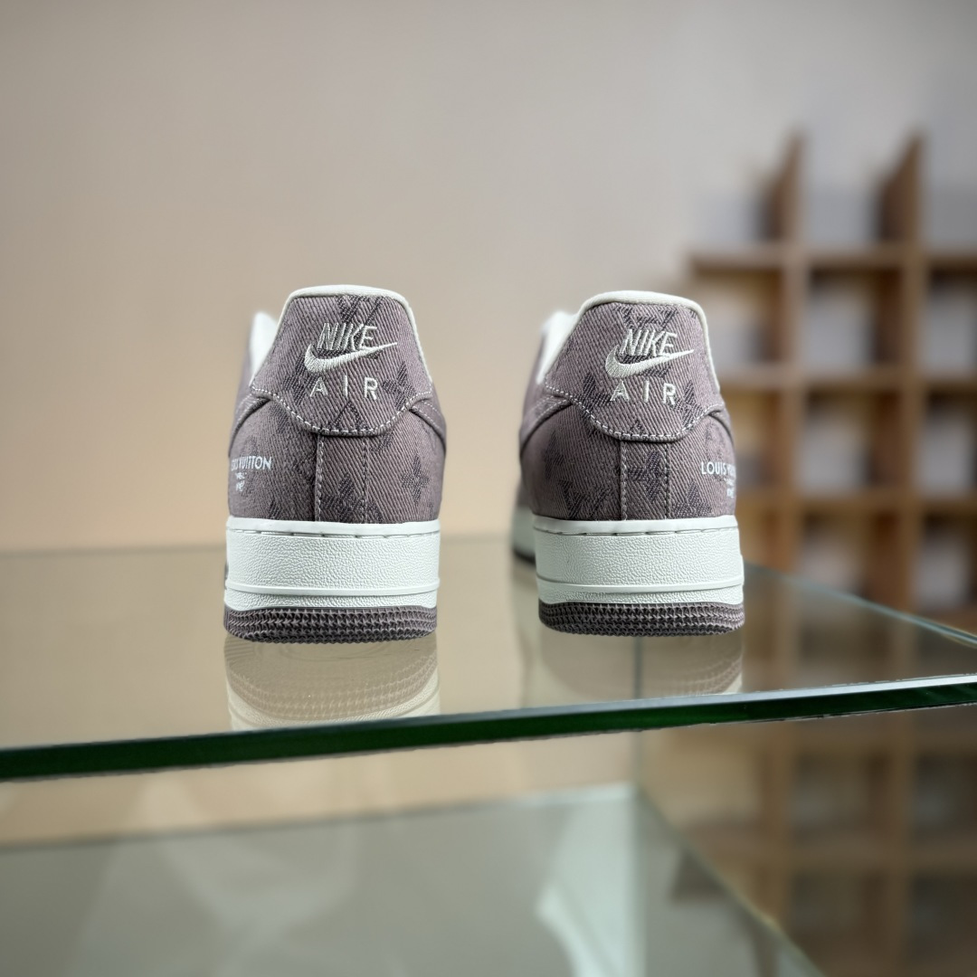 Nike Air Force 1 Low 07 x Louis Vuitton 棕灰牛仔 YF9511-821-莆田鞋,莆田鞋货源,高仿鞋,高仿鞋货源,安福档口,莆田高仿鞋,莆田鞋批发,高仿鞋批发,莆田高仿运动鞋,高仿运动鞋,莆田运动鞋 Nike Air Force 1 Low 07 x Louis Vuitton 棕灰牛仔 YF9511-821