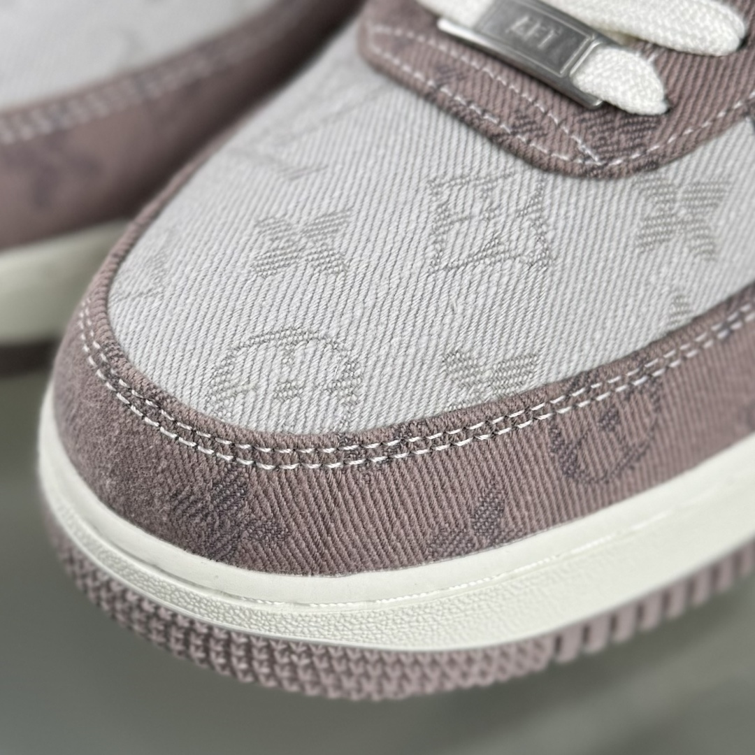 Nike Air Force 1 Low 07 x Louis Vuitton 棕灰牛仔 YF9511-821-莆田鞋,莆田鞋货源,高仿鞋,高仿鞋货源,安福档口,莆田高仿鞋,莆田鞋批发,高仿鞋批发,莆田高仿运动鞋,高仿运动鞋,莆田运动鞋 Nike Air Force 1 Low 07 x Louis Vuitton 棕灰牛仔 YF9511-821