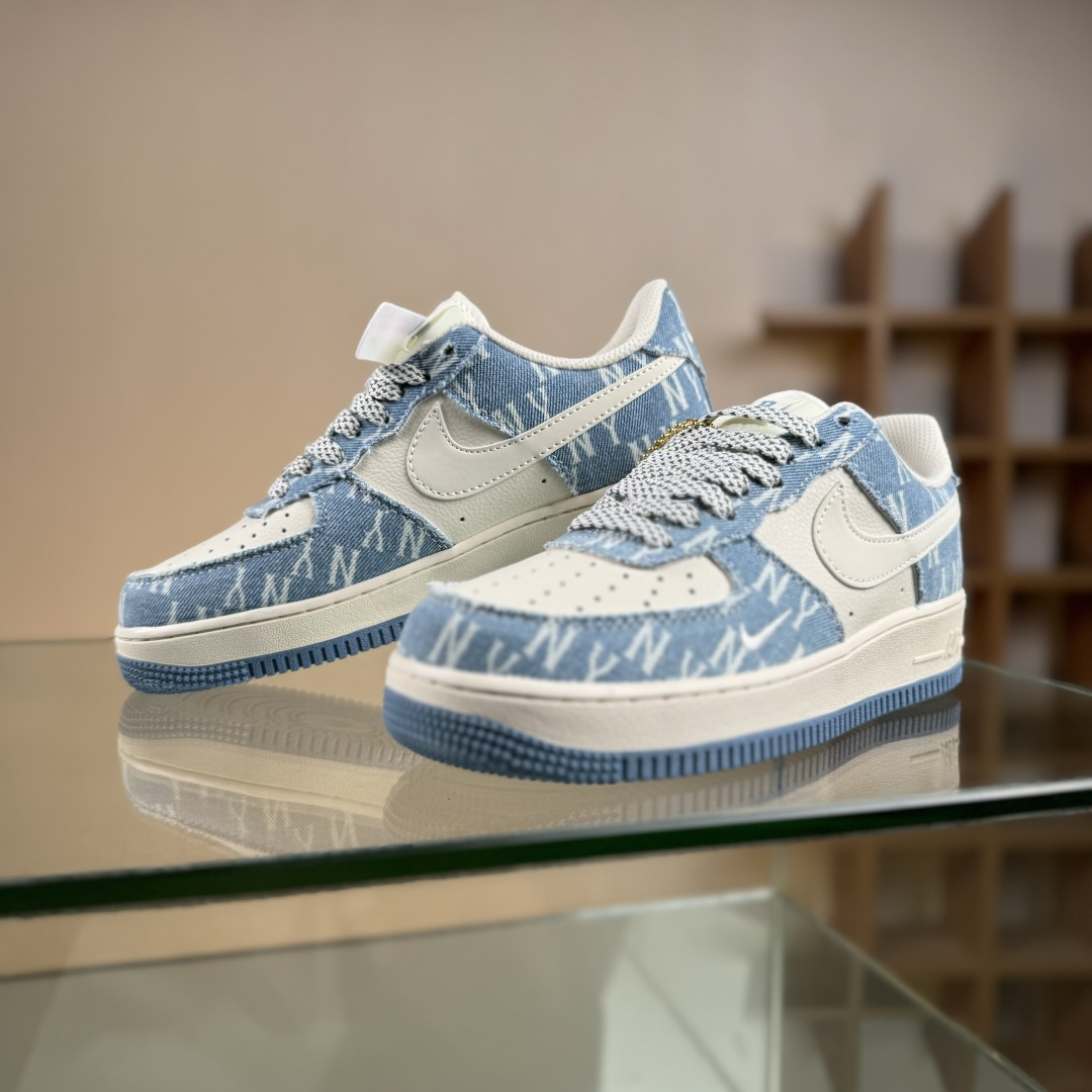 260 Nike Air Force 1 Low 07 x MLB 蓝白小勾满天星 XY2025-002