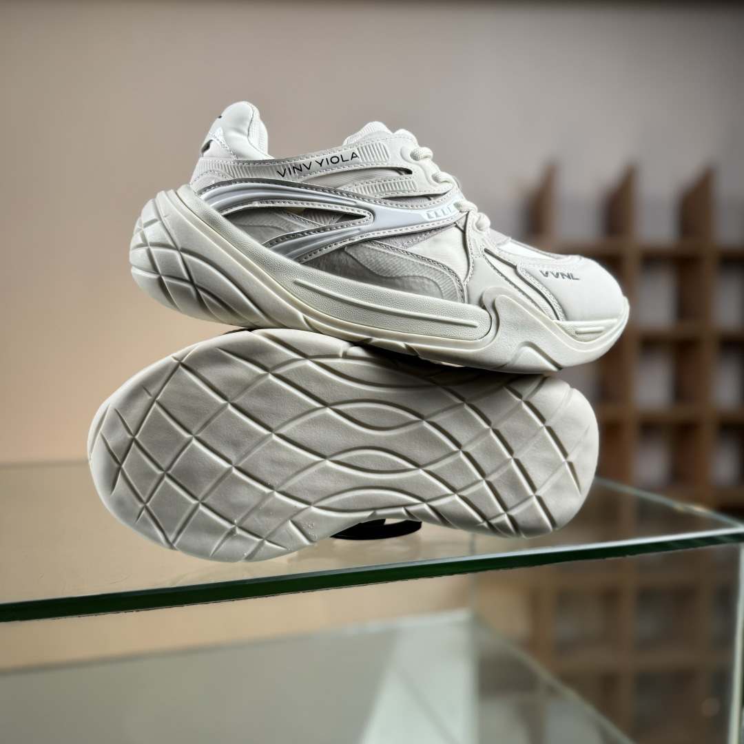 檀健次杨洋IU李知恩同款 VINYVIOLA维尼维拉 GAT系列厚底德训鞋