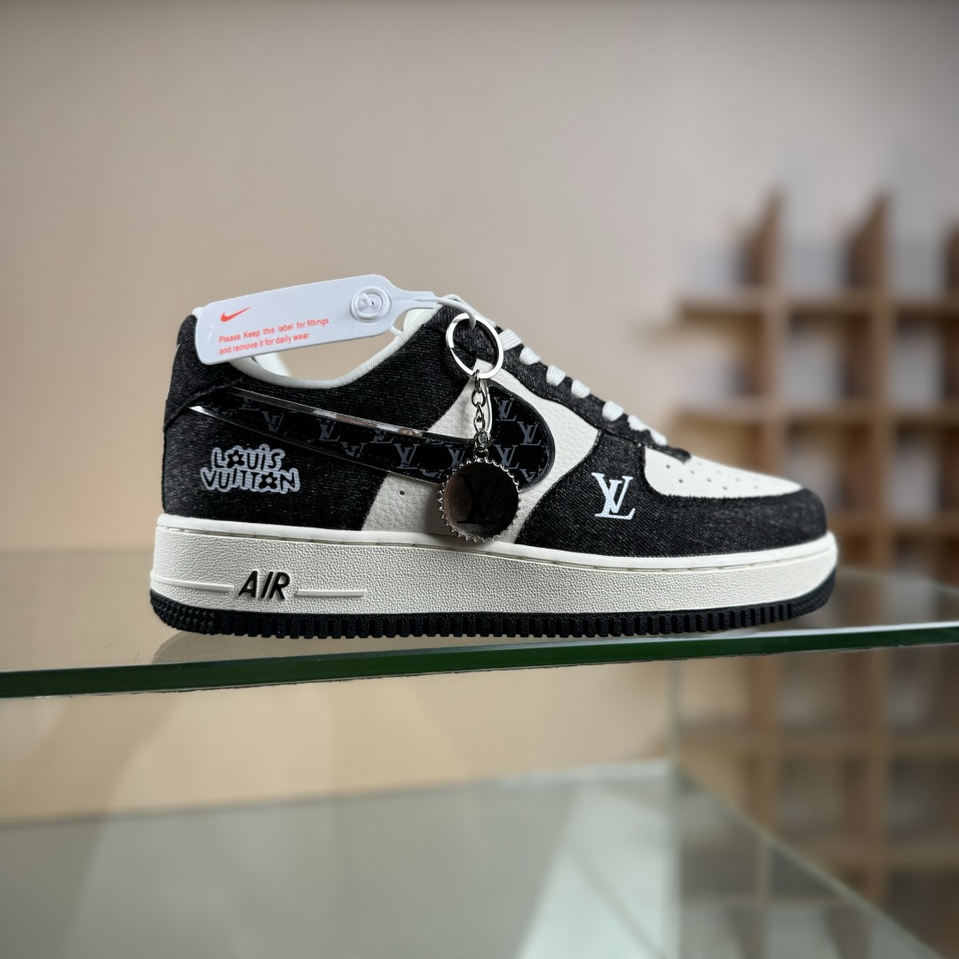 Nike Air Force 1 Low 07 x Louis Vuitton 黑白 DX1888-097 Nike Air Force 1 Low 07 x Louis Vuitton 黑白 DX1888-097