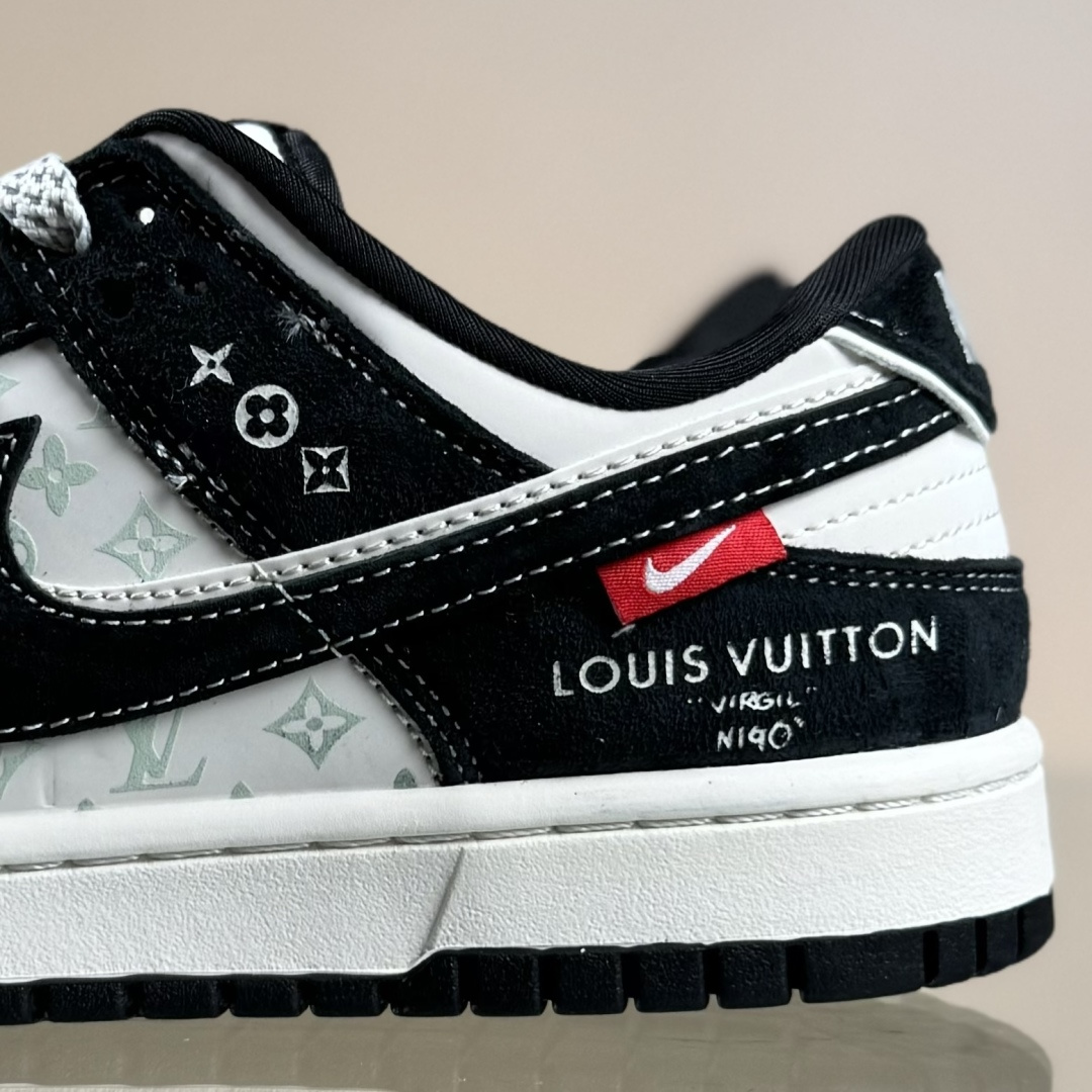 Nike SB Dunk Low x Louis Vuitton 黑白双勾满天星 CX5050-Y22-莆田鞋,莆田鞋货源,高仿鞋,高仿鞋货源,安福档口,莆田高仿鞋,莆田鞋批发,高仿鞋批发,莆田高仿运动鞋,高仿运动鞋,莆田运动鞋 Nike SB Dunk Low x Louis Vuitton 黑白双勾满天星 CX5050-Y22