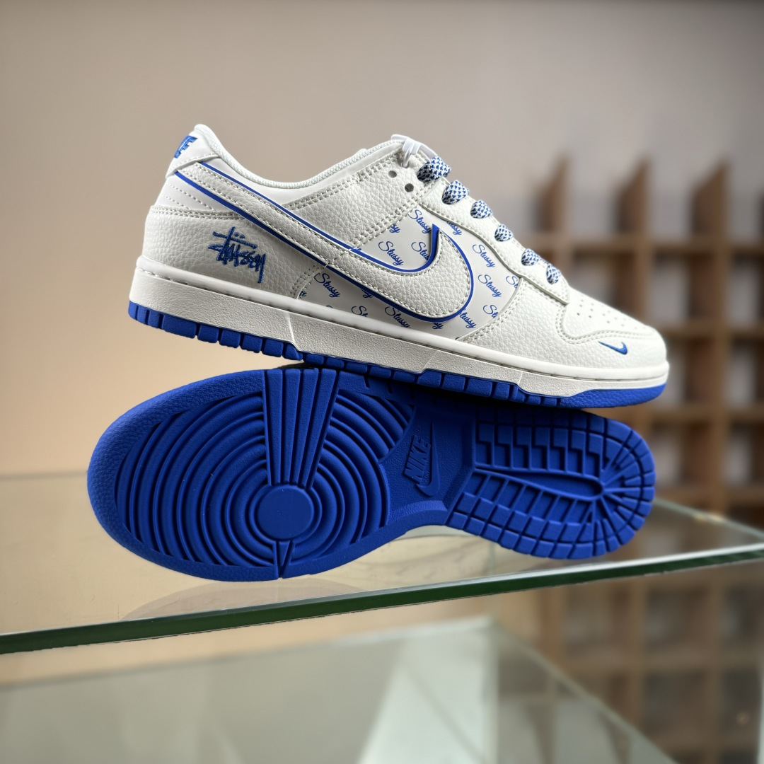 Nike SB Dunk Low x Stussy 白蓝小勾满天星 JP1628-022-莆田鞋,莆田鞋货源,高仿鞋,高仿鞋货源,安福档口,莆田高仿鞋,莆田鞋批发,高仿鞋批发,莆田高仿运动鞋,高仿运动鞋,莆田运动鞋 Nike SB Dunk Low x Stussy 白蓝小勾满天星 JP1628-022