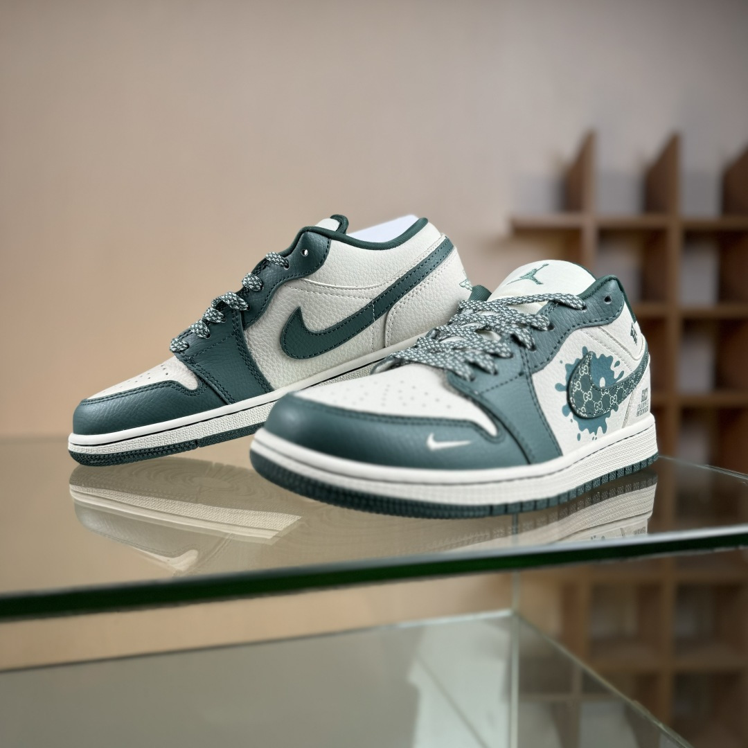 Nike Jordan Air Jordan 1 x GUCCI 绿白小勾满天星 QD1988-004