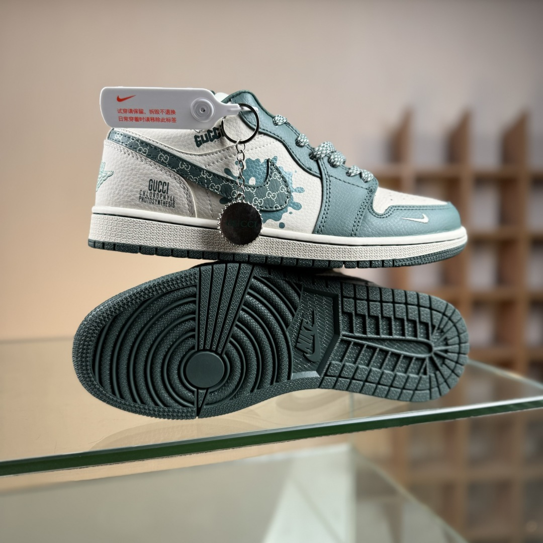 Nike Jordan Air Jordan 1 x GUCCI 绿白小勾满天星 QD1988-004