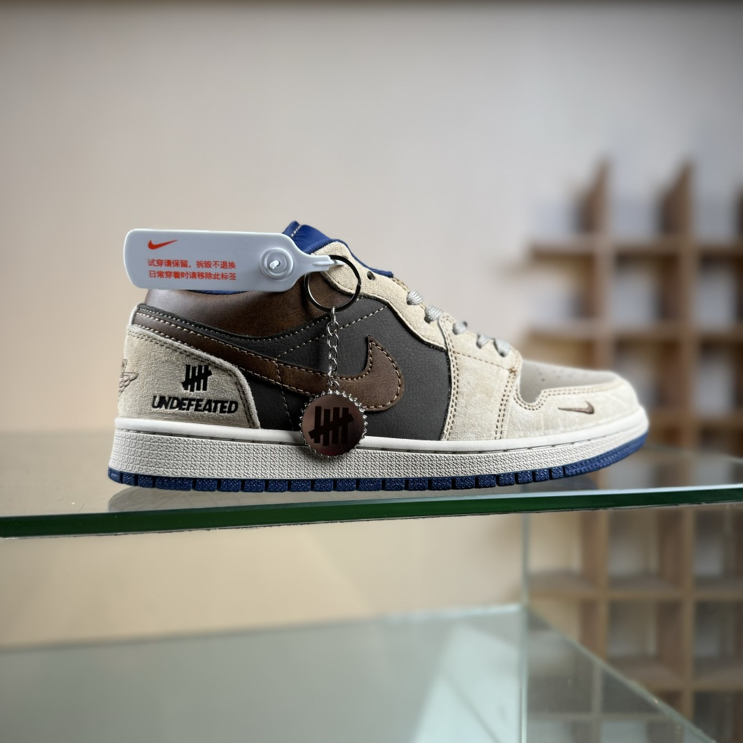 Nike Jordan Air Jordan 1 x UNDEFEATED 米粽小勾 QG1988-003 Nike Jordan Air Jordan 1 x UNDEFEATED 米粽小勾 QG1988-003