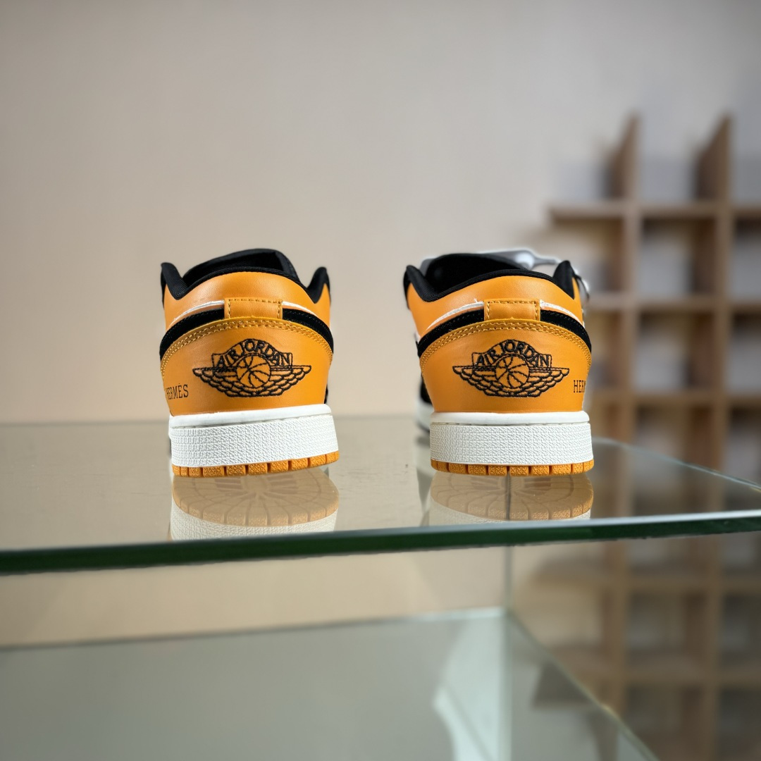Nike Jordan Air Jordan 1 x HERMES 黑白黄小勾满天星 LJ8888-004