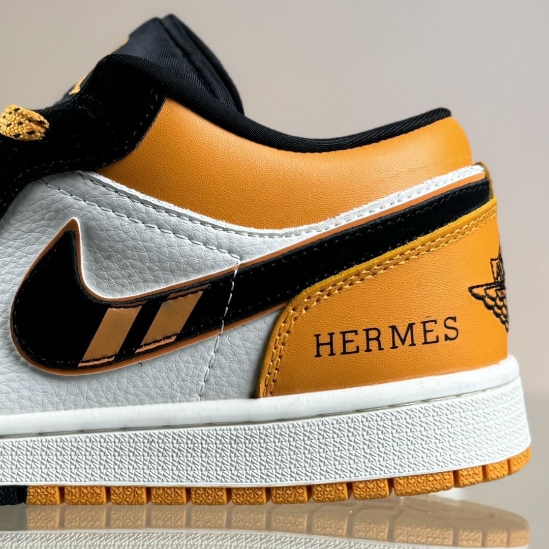 Nike Jordan Air Jordan 1 x HERMES 黑白黄小勾满天星 LJ8888-004