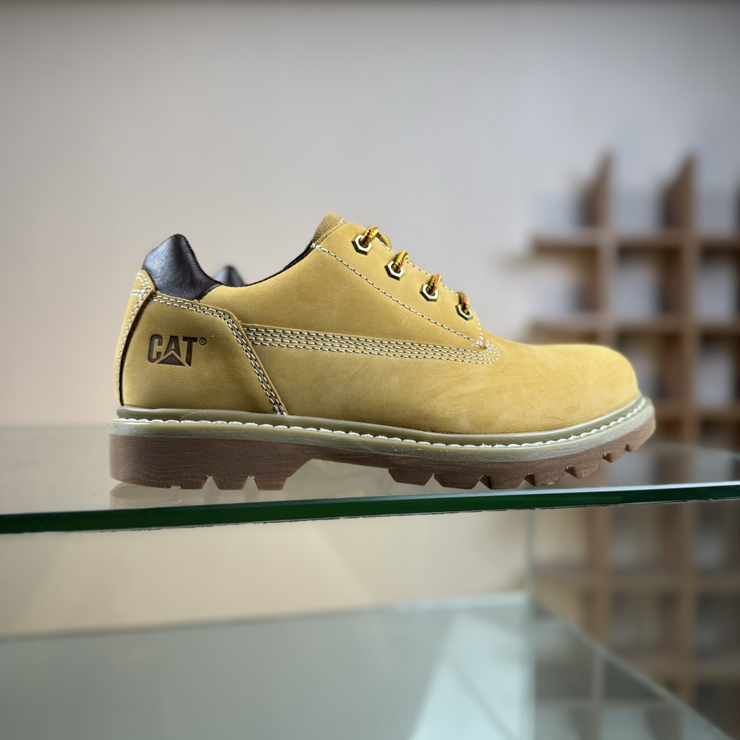 官网主推CAT卡特秋冬新款男士户外运动舒适出行防滑轻便满帮休闲鞋低帮短靴