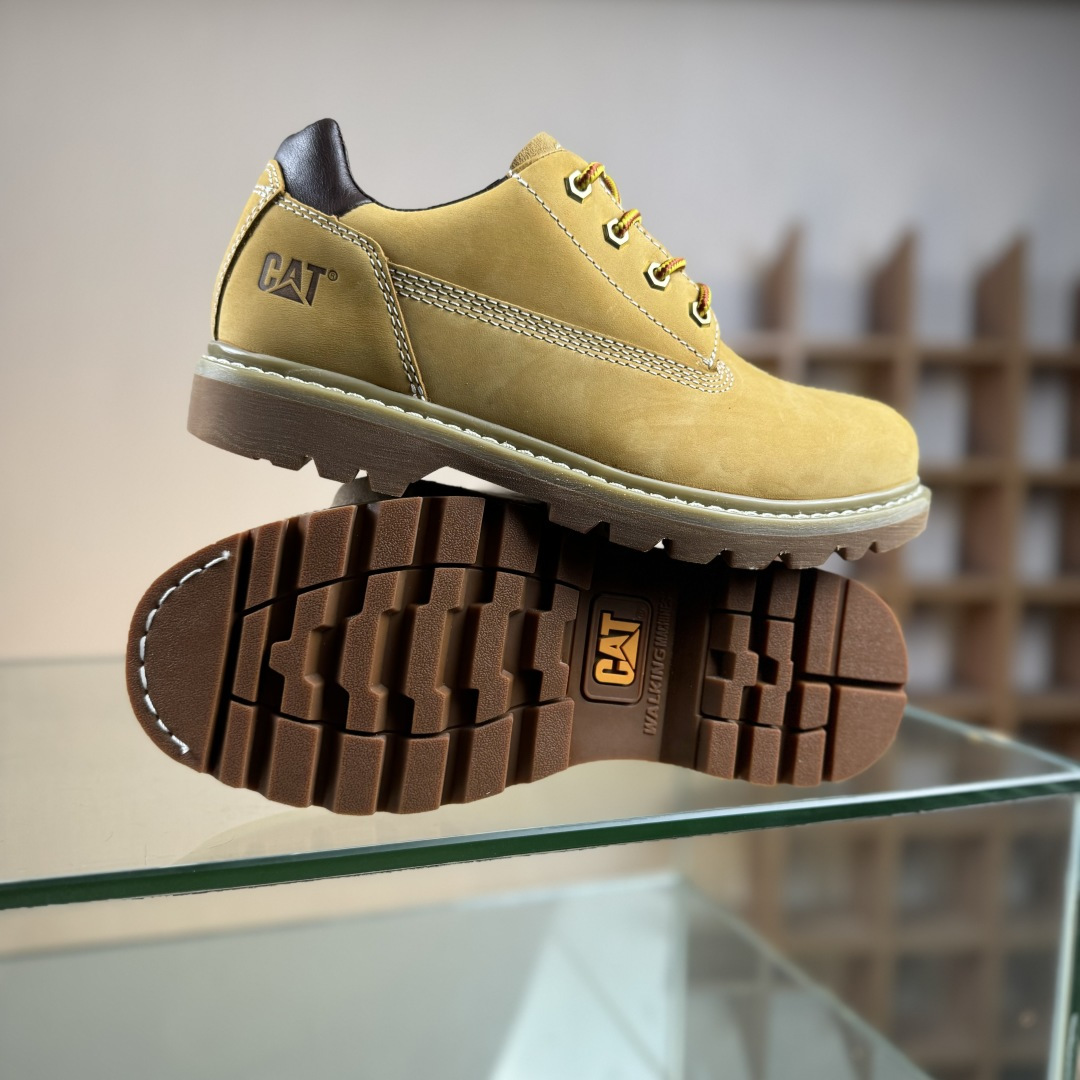 官网主推CAT卡特秋冬新款男士户外运动舒适出行防滑轻便满帮休闲鞋低帮短靴