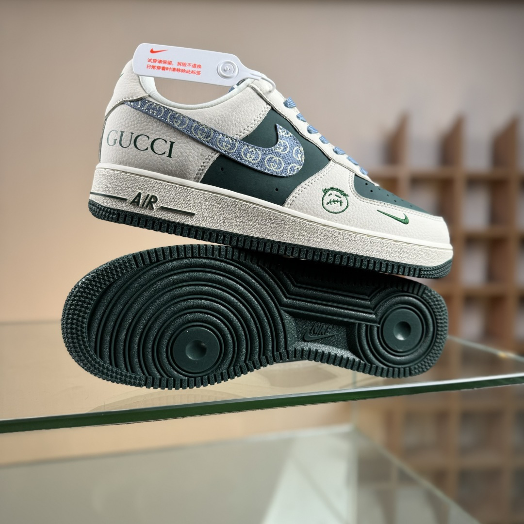Nike Air Force 1 Low 07 x GUCCI 白绿蓝小勾 DD1982-300