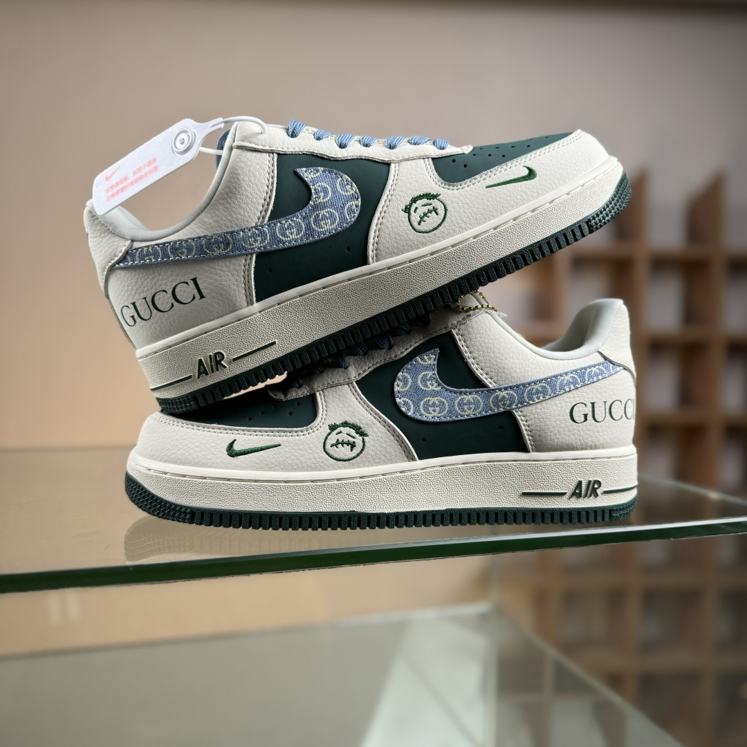 Nike Air Force 1 Low 07 x GUCCI 白绿蓝小勾 DD1982-300