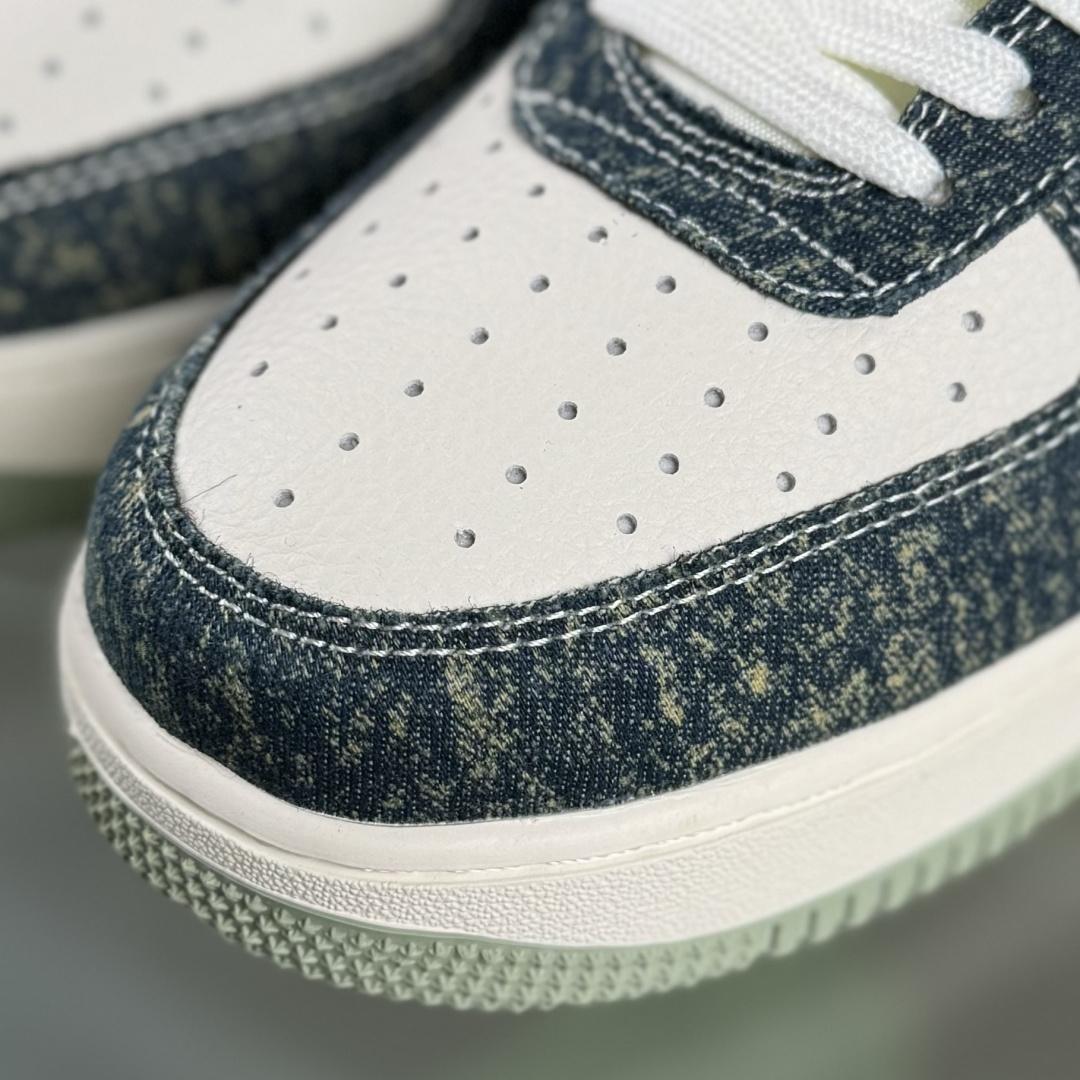 Nike Air Force 1 Low 07 x Louis Vuitton 黑白绿 DX1888-098