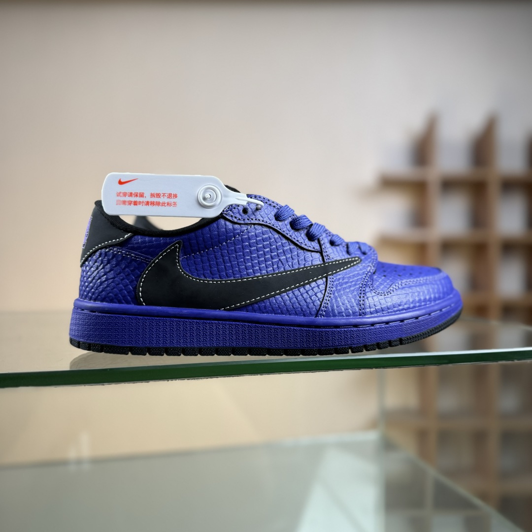 Travis Scott x Nike Air Jordan 1 Low x Kobe Bryant Air Jordan 1 Low 反转紫黑倒钩 LD2028-038