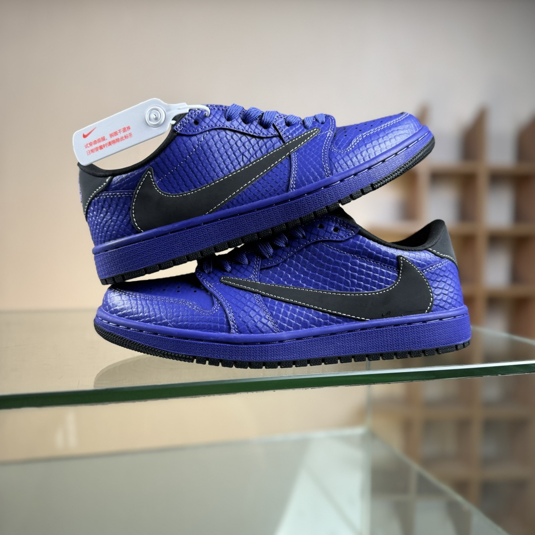 Travis Scott x Nike Air Jordan 1 Low x Kobe Bryant Air Jordan 1 Low 反转紫黑倒钩 LD2028-038