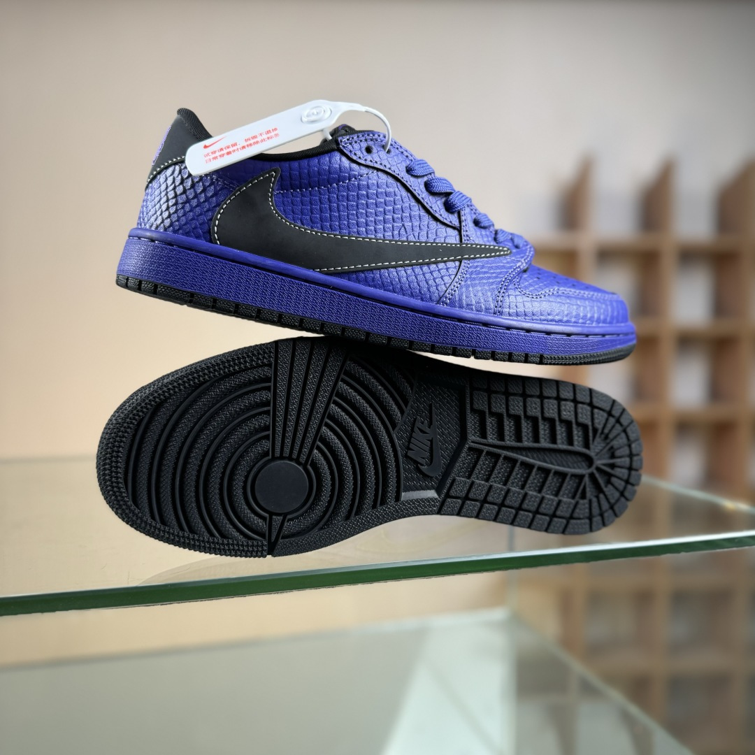Travis Scott x Nike Air Jordan 1 Low x Kobe Bryant Air Jordan 1 Low 反转紫黑倒钩 LD2028-038
