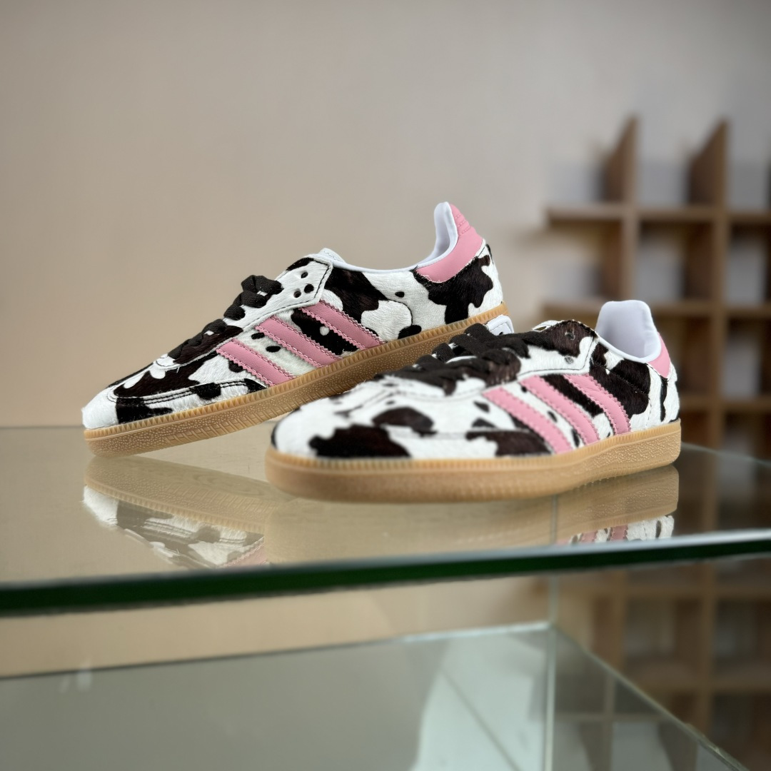 Adidas Originals Samba 阿迪达斯三叶草 桑巴舞系列绅士德训足球风百搭低帮休闲运动板鞋 KK2239