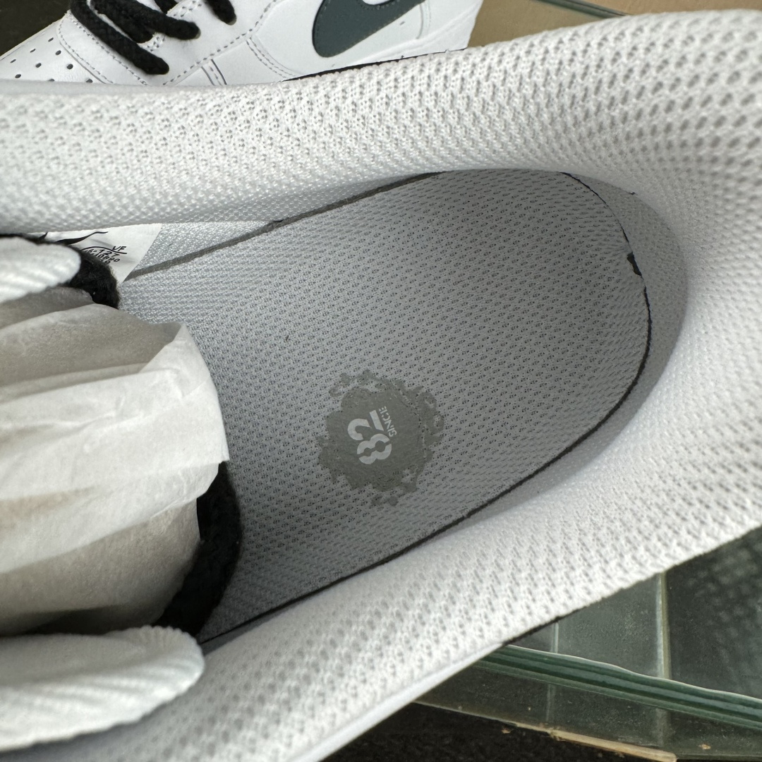 Nike Air Force 1 Low 07 皮革 简约 时尚潮流经典百搭简墨 白黑 ZH0316-127