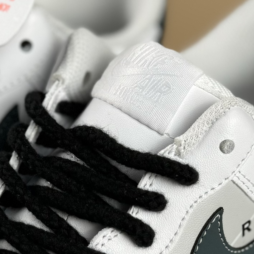 Nike Air Force 1 Low 07 皮革 简约 时尚潮流经典百搭简墨 白黑 ZH0316-127