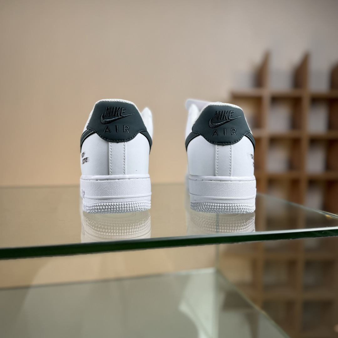 Nike Air Force 1 Low 07 皮革 简约 时尚潮流经典百搭简墨 白黑 ZH0316-127