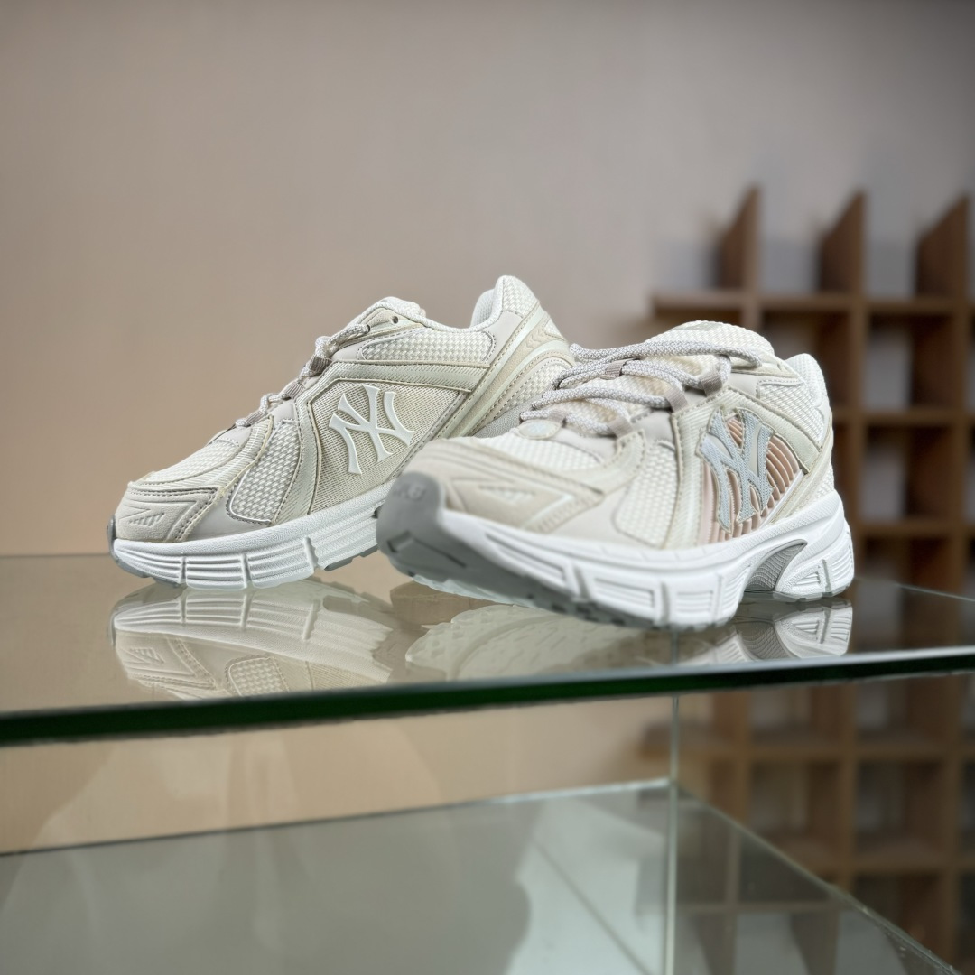 NY MLB Trophy Runner 纽约洋基队魔术贴 轻量增高厚底休闲运动鞋 3ARNR025N50BGS