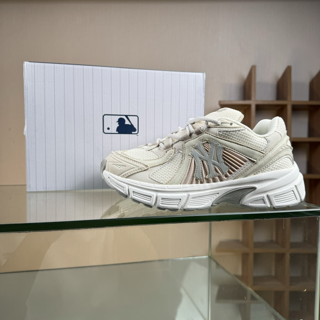 NY MLB Trophy Runner 纽约洋基队魔术贴 轻量增高厚底休闲运动鞋 3ARNR025N50BGS
