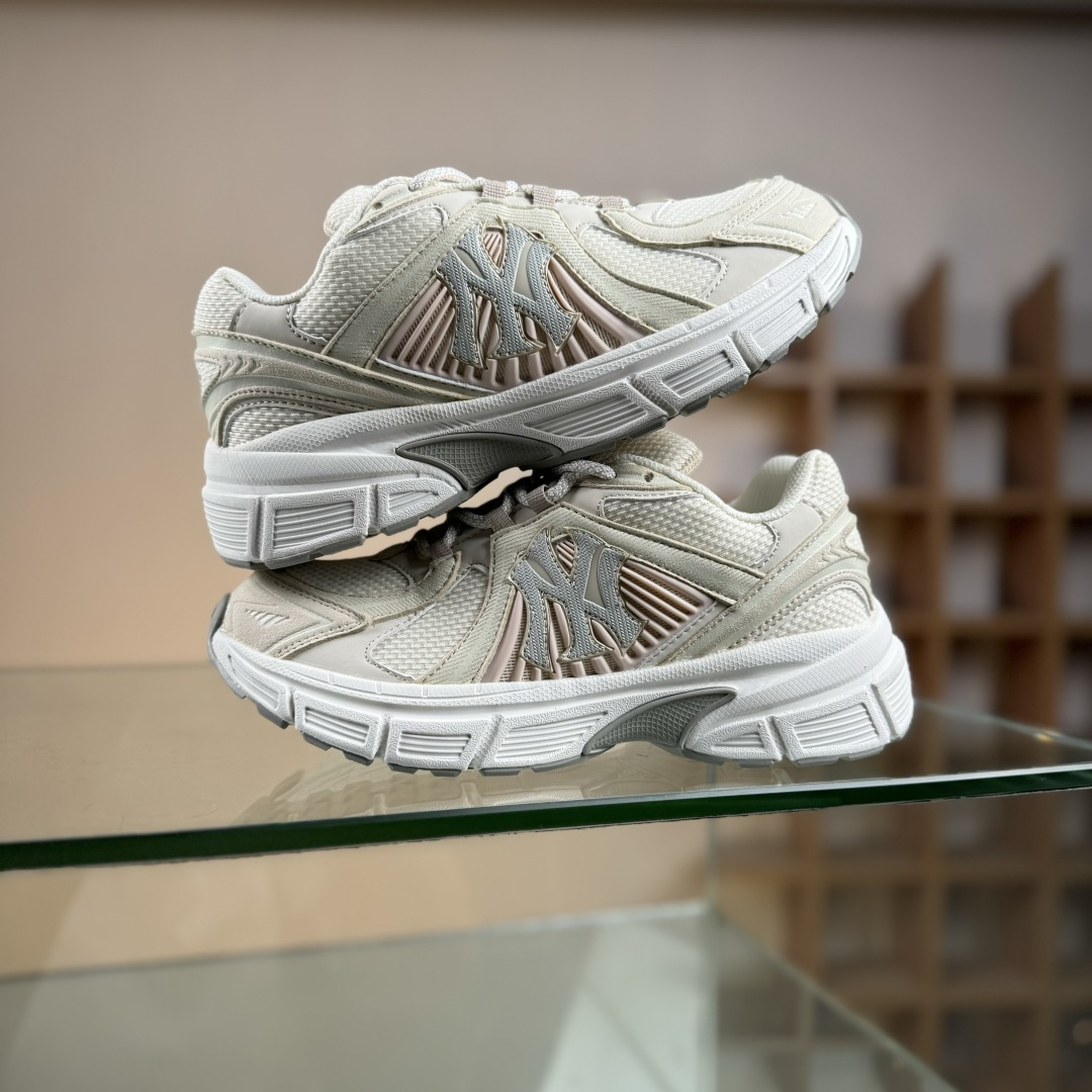 NY MLB Trophy Runner 纽约洋基队魔术贴 轻量增高厚底休闲运动鞋 3ARNR025N50BGS