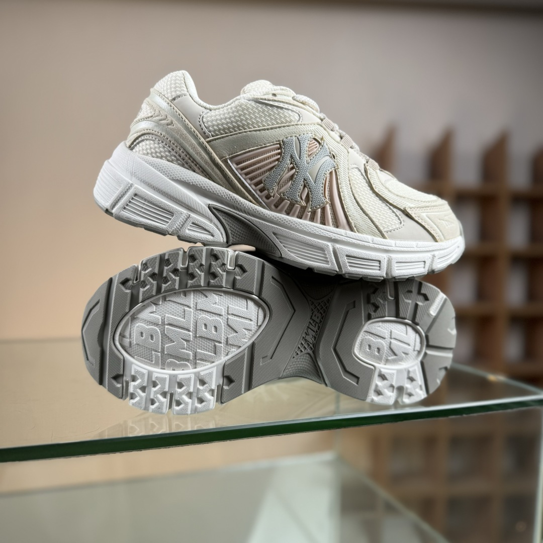 NY MLB Trophy Runner 纽约洋基队魔术贴 轻量增高厚底休闲运动鞋 3ARNR025N50BGS