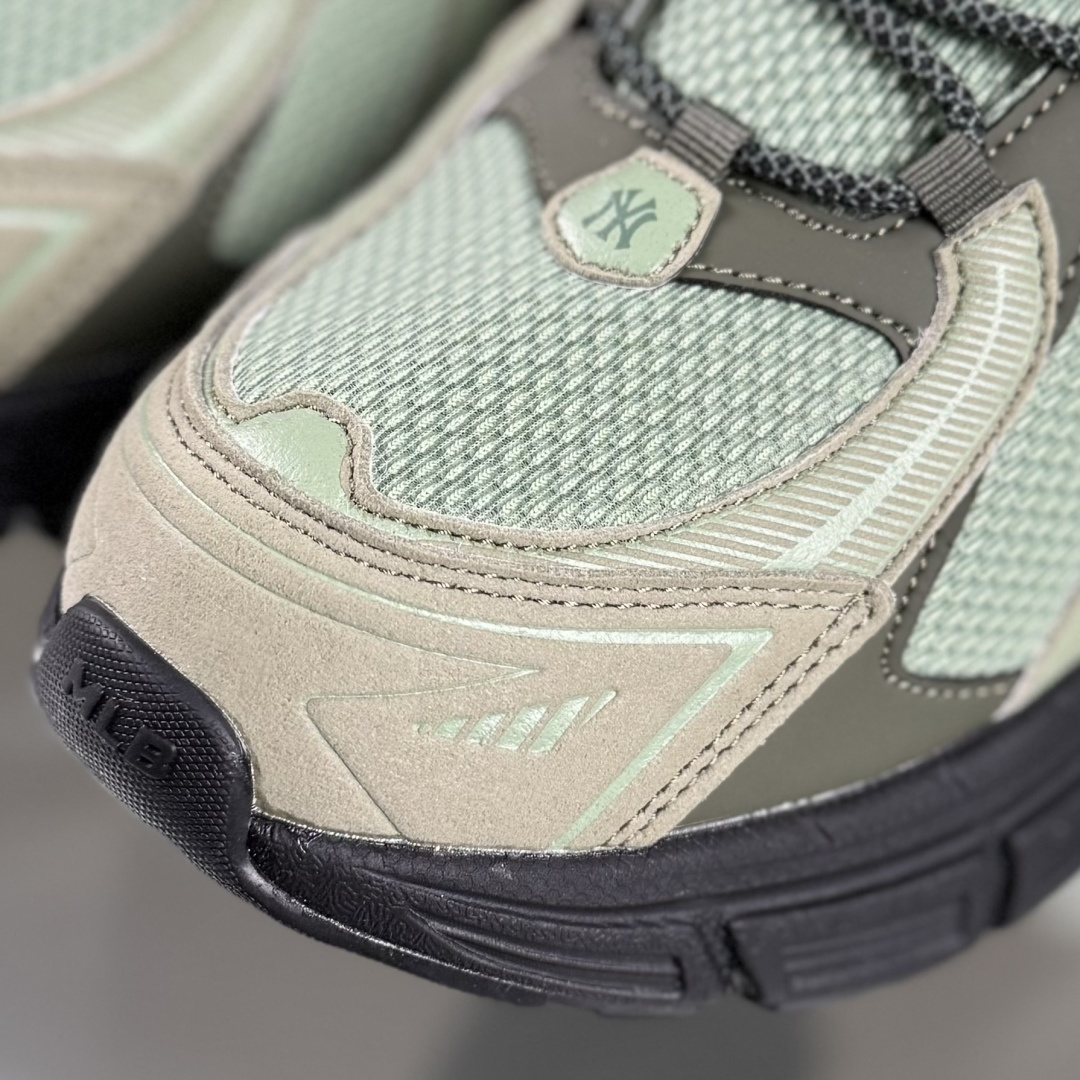 NY MLB Trophy Runner 纽约洋基队魔术贴 轻量增高厚底休闲运动鞋 3ARNR025N50KAM