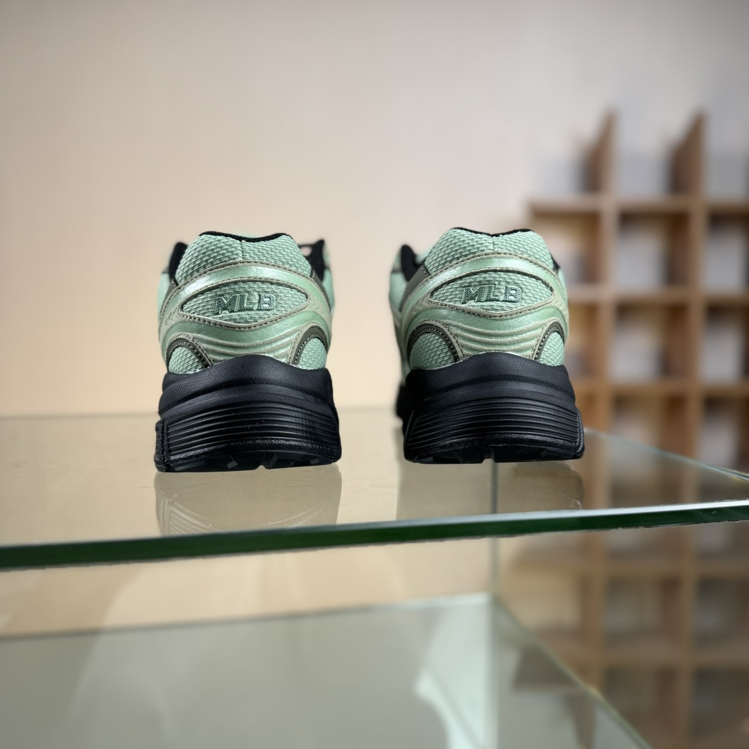 NY MLB Trophy Runner 纽约洋基队魔术贴 轻量增高厚底休闲运动鞋 3ARNR025N50KAM