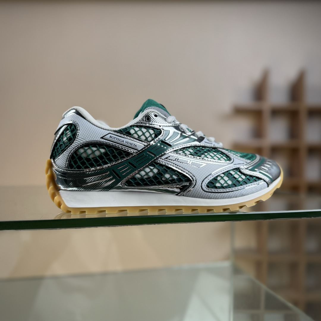 意大利奢侈品牌-宝缇嘉/葆蝶家-Bottega Veneta Orbit Lace-up Runner BV葆蝶家时尚休闲王一博同款老爹鞋运动鞋