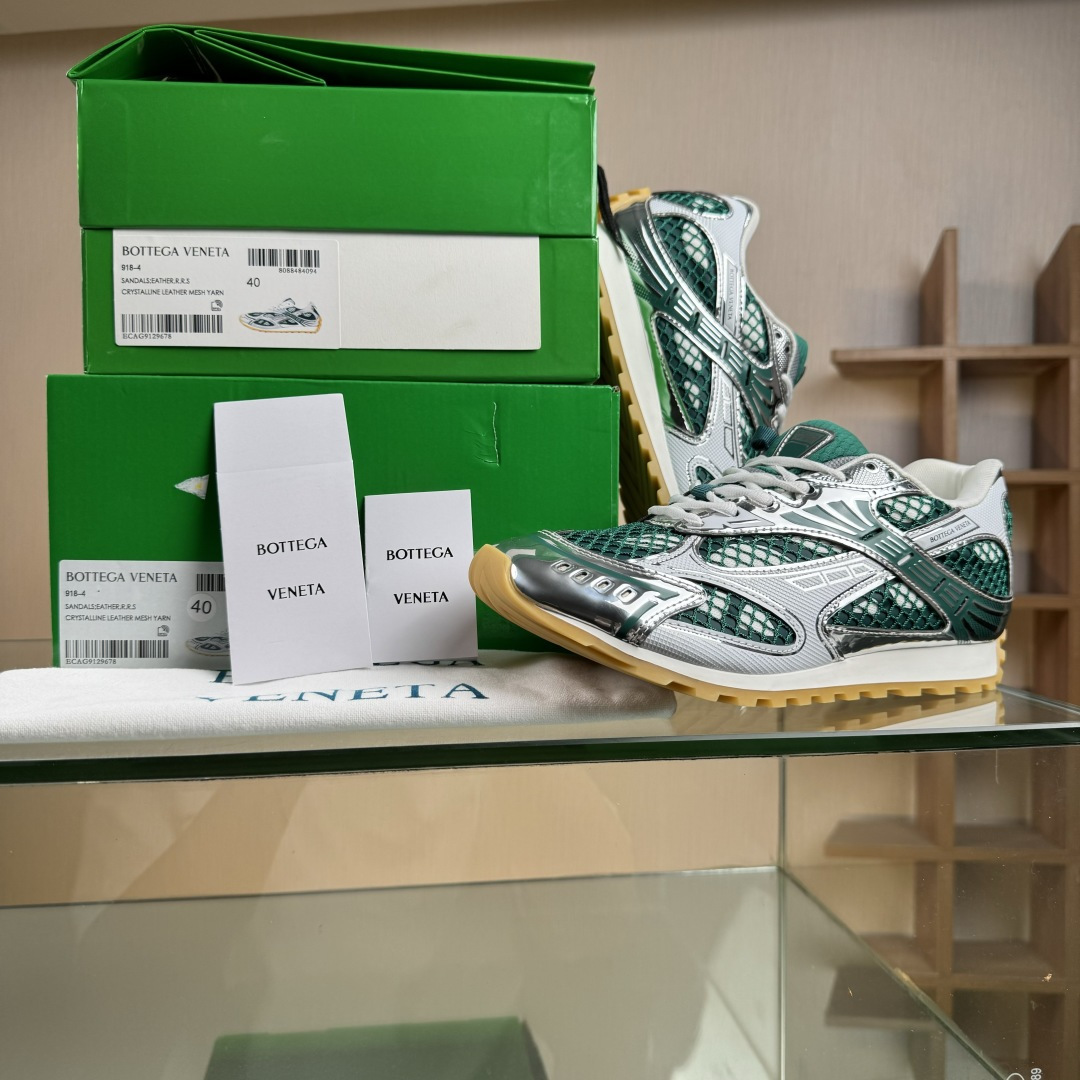 意大利奢侈品牌-宝缇嘉/葆蝶家-Bottega Veneta Orbit Lace-up Runner BV葆蝶家时尚休闲王一博同款老爹鞋运动鞋