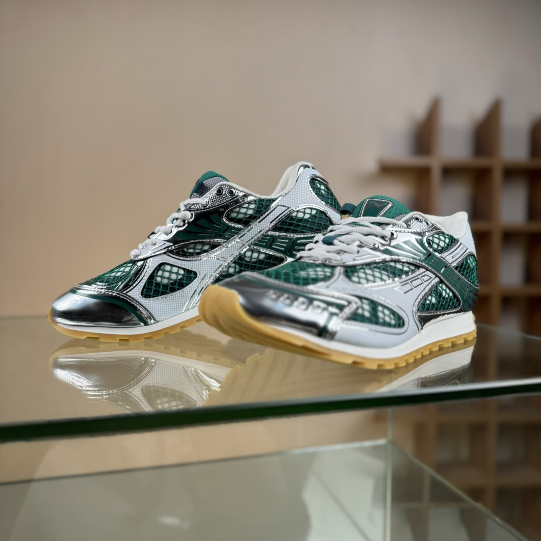 意大利奢侈品牌-宝缇嘉/葆蝶家-Bottega Veneta Orbit Lace-up Runner BV葆蝶家时尚休闲王一博同款老爹鞋运动鞋