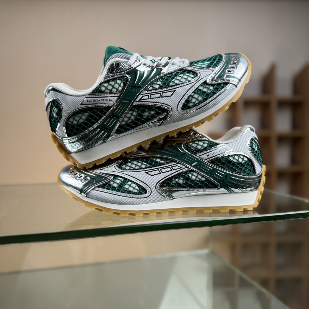 意大利奢侈品牌-宝缇嘉/葆蝶家-Bottega Veneta Orbit Lace-up Runner BV葆蝶家时尚休闲王一博同款老爹鞋运动鞋